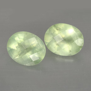 Pedras preciosas de prehnita verde natural de  ct, transparente, transparente/translúcido