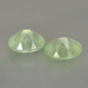 Pedras preciosas de prehnita verde natural de  ct, transparente, transparente/translúcido
