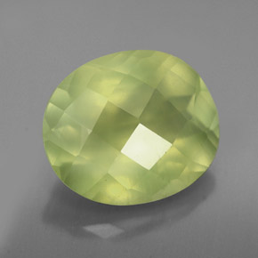 Prehnita verde natural 4,18ct, transparente, transparente/translúcido