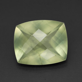 Prehnita verde natural 4,73ct, transparente, transparente/translúcido