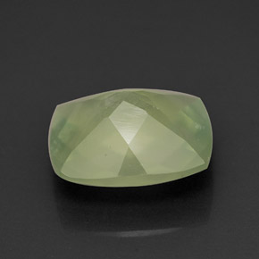 Prehnita verde natural 4,73ct, transparente, transparente/translúcido