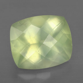 Prehnita verde natural 5,66ct, transparente, transparente/translúcido
