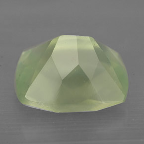 Prehnita verde natural 5,66ct, transparente, transparente/translúcido