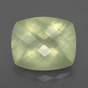 Prehnita verde natural 5,16ct, transparente, transparente/translúcido