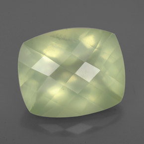 Prehnita verde natural 5,16ct, transparente, transparente/translúcido