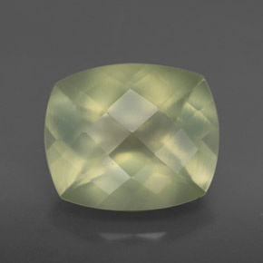 Prehnita verde natural 5,04ct, transparente, transparente/translúcido