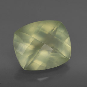 Prehnita verde natural 5,04ct, transparente, transparente/translúcido