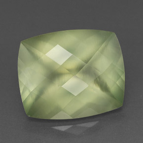 Prehnita verde natural 5,34ct, transparente, transparente/translúcido