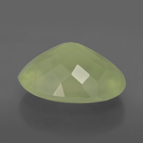 Prehnita verde natural 9,56ct, transparente, transparente/translúcido