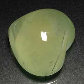 Prehnita verde natural 40,95ct, transparente, transparente/translúcido