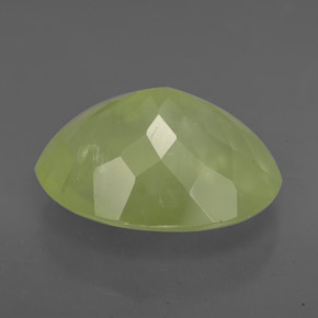 Prehnita verde natural 9,33ct, transparente, transparente/translúcido