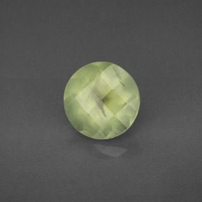 Prehnita verde natural 1,99ct, transparente, transparente/translúcido