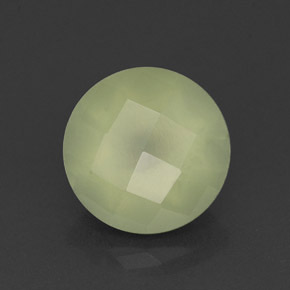 Prehnita verde natural 2,15ct, transparente, transparente/translúcido