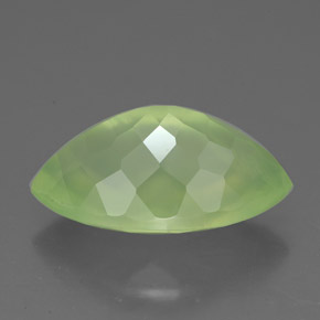 Prehnita verde natural 5,65ct, transparente, transparente/translúcido