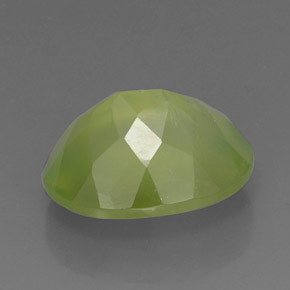 Prehnita verde natural 10,75ct, transparente, transparente/translúcido