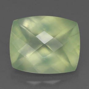 Prehnita verde natural 5,65ct, transparente, transparente/translúcido
