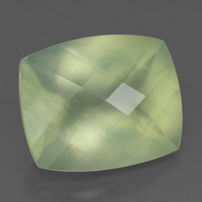 Prehnita verde natural 5,65ct, transparente, transparente/translúcido