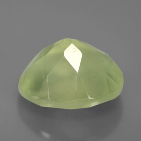 Prehnita verde natural 5,21ct, transparente, transparente/translúcido