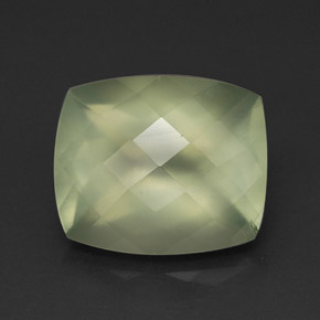 Prehnita verde natural 5,58ct, transparente, transparente/translúcido