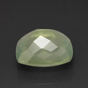 Prehnita verde natural 5,58ct, transparente, transparente/translúcido