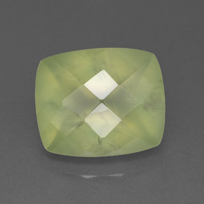 Prehnita verde natural 5,82ct, transparente, transparente/translúcido