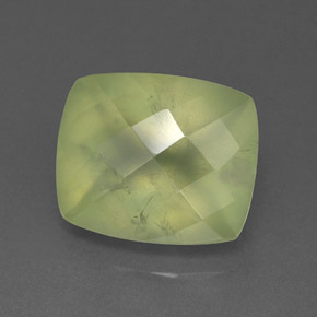 Prehnita verde natural 5,82ct, transparente, transparente/translúcido
