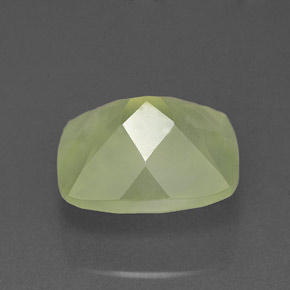 Prehnita verde natural 5,82ct, transparente, transparente/translúcido