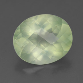 Prehnita verde natural 4,28ct, transparente, transparente/translúcido