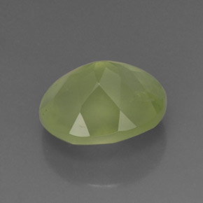 Prehnita verde natural 5,42ct, transparente, transparente/translúcido