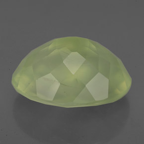 Prehnita verde natural 10,07ct, transparente, transparente/translúcido
