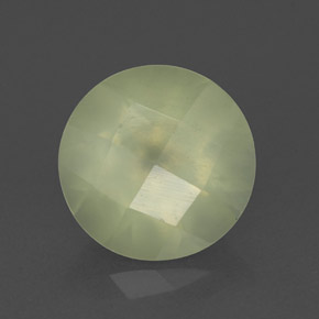 Prehnita verde natural 1,90ct, transparente, transparente/translúcido