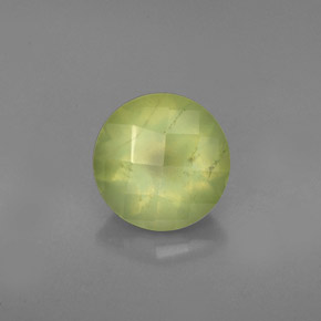 Prehnita verde natural 1,86ct, transparente, transparente/translúcido
