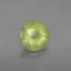 Prehnita verde natural 1,86ct, transparente, transparente/translúcido