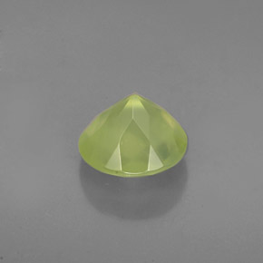 Prehnita verde natural 1,86ct, transparente, transparente/translúcido