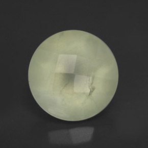 Prehnita verde natural 1,94ct, transparente, transparente/translúcido