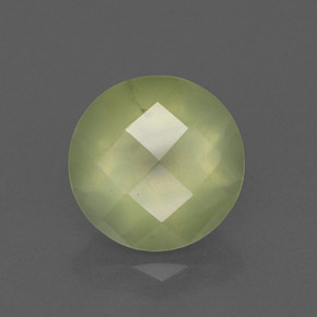 Prehnita verde natural 1,95ct, transparente, transparente/translúcido