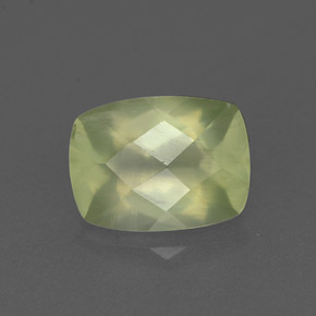 Prehnita verde natural 1,36ct, transparente, transparente/translúcido