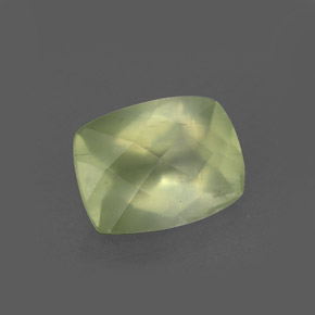 Prehnita verde natural 1,36ct, transparente, transparente/translúcido