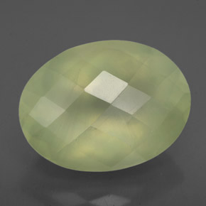Prehnita verde natural 9,84ct, transparente, transparente/translúcido