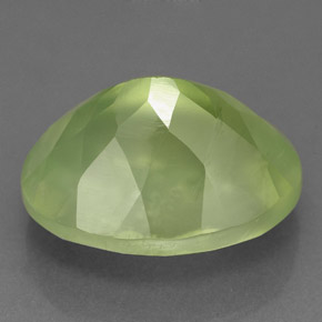 Prehnita verde natural 10,49ct, transparente, transparente/translúcido