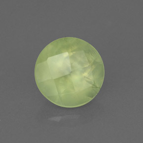 Prehnita verde natural 1,95ct, transparente, transparente/translúcido