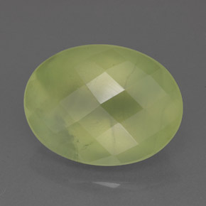 Prehnita verde natural 9,26ct, transparente, transparente/translúcido