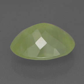 Prehnita verde natural 9,26ct, transparente, transparente/translúcido