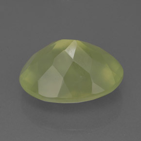 Prehnita verde natural 10,52ct, transparente, transparente/translúcido