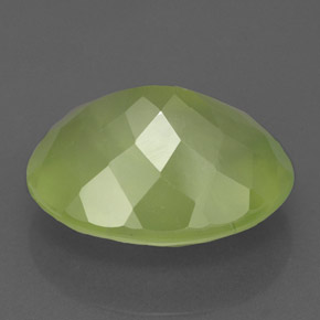 Prehnita verde natural 9,44ct, transparente, transparente/translúcido