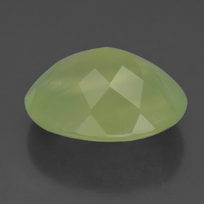 Prehnita verde natural 9,33ct, transparente, transparente/translúcido