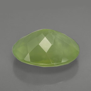 Prehnita verde natural 8,87ct, transparente, transparente/translúcido