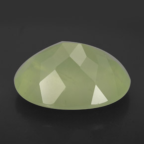 Prehnita verde natural 9,40ct, transparente, transparente/translúcido