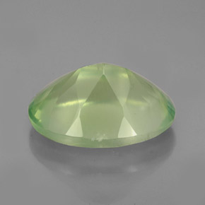 Prehnita verde natural 5,97ct, transparente, transparente/translúcido