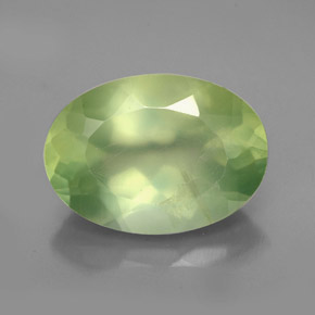 Prehnite Verde Natural 5.72ct, Transparente, Transparente/Translúcido